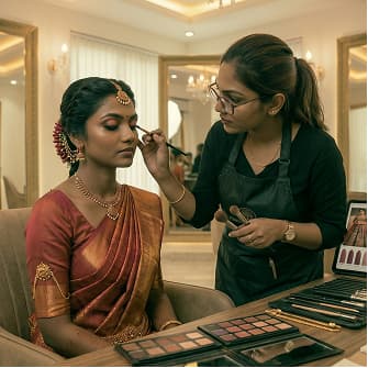 Reception Makeup Application